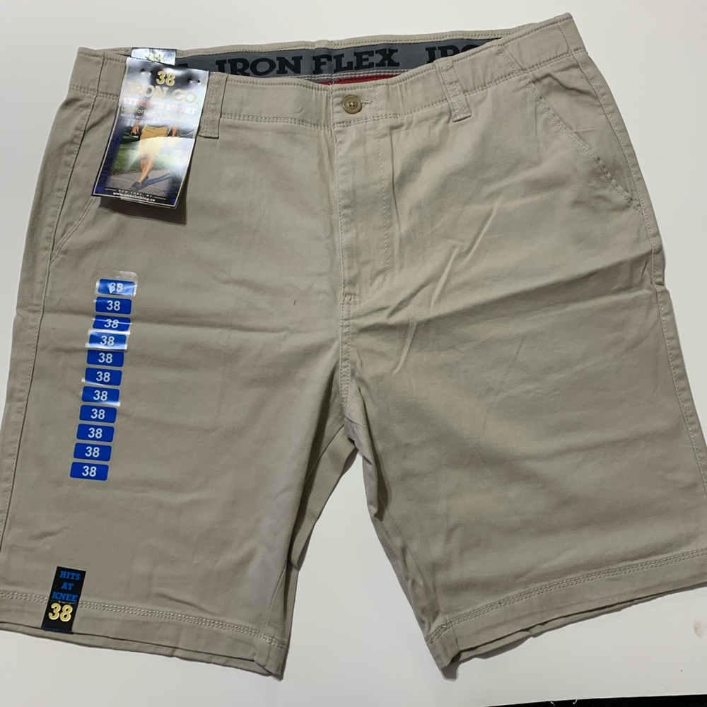 NWTMens IRON Gray Stretch Comfort Flex Waistband